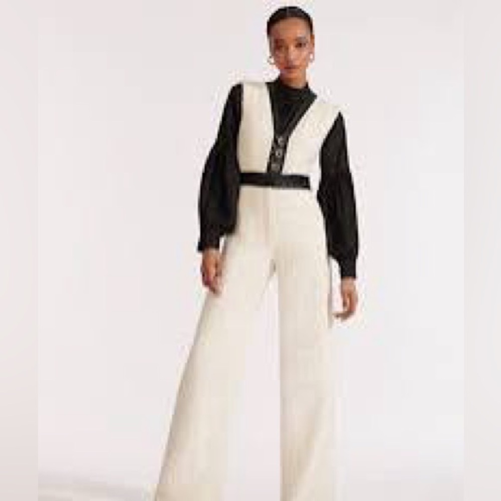 VERONICA BEARD Emmeline Sleeveless Tweed Jumpsuit